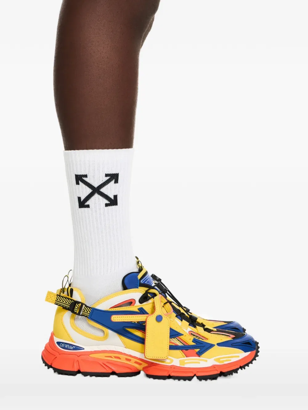 Низкие открытые кроссовки "Be Right Back" Off-White, желтый