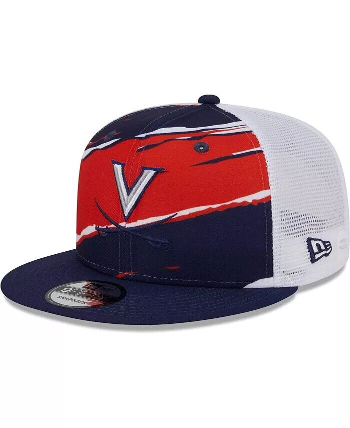 

Мужская темно-синяя кепка Virginia Cavaliers Tear Trucker 9FIFTY Snapback New Era, синий
