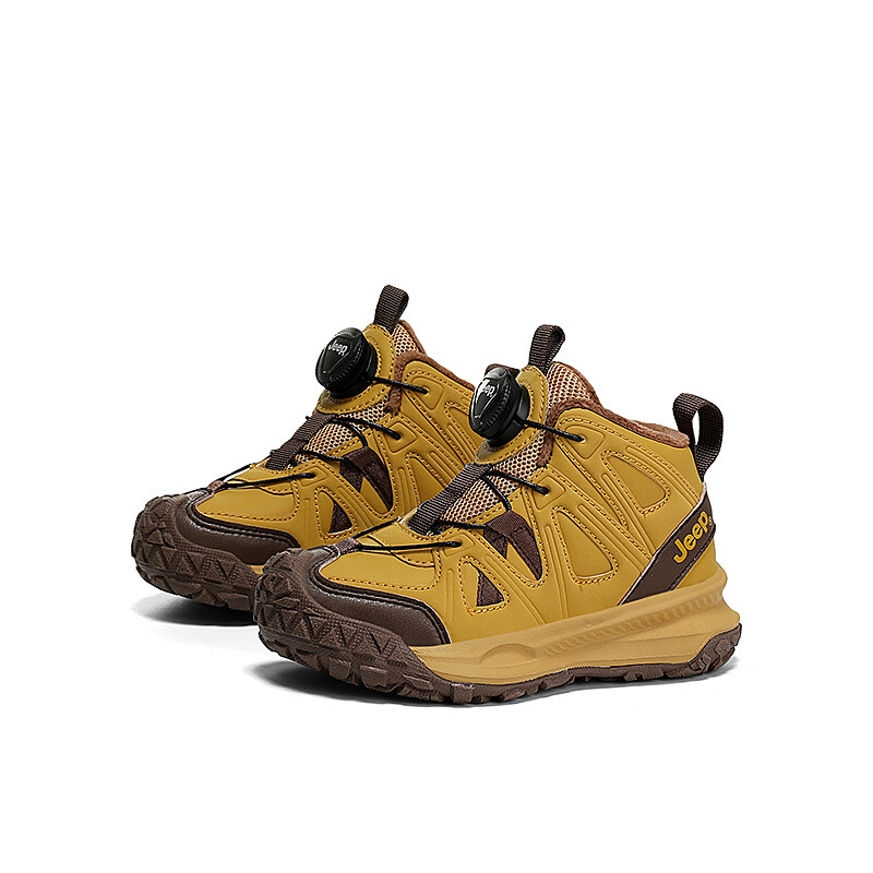 Кроссовки Jeep Kids Lifestyle Shoes Kids High-top Yellow, цвет Han Chao Huang — фото 4