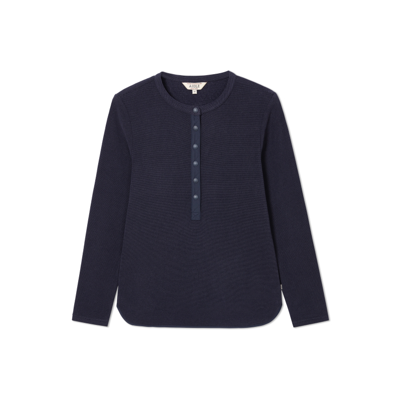 

Женская толстовка цвета морской волны AIGLE, Marine Blue