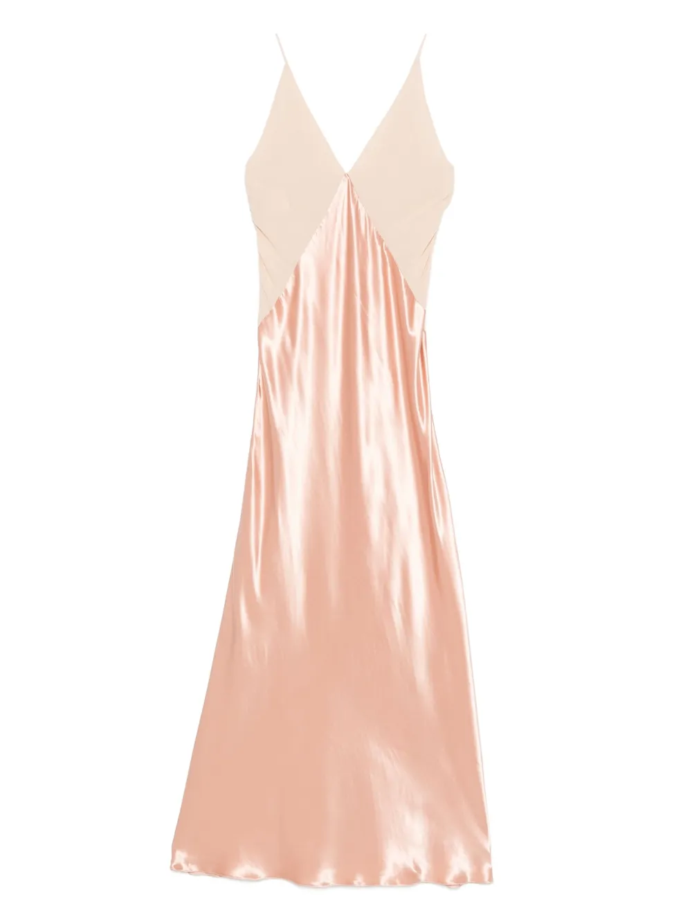 

Сарафан с V-образным вырезом Alberta Ferretti, розовый