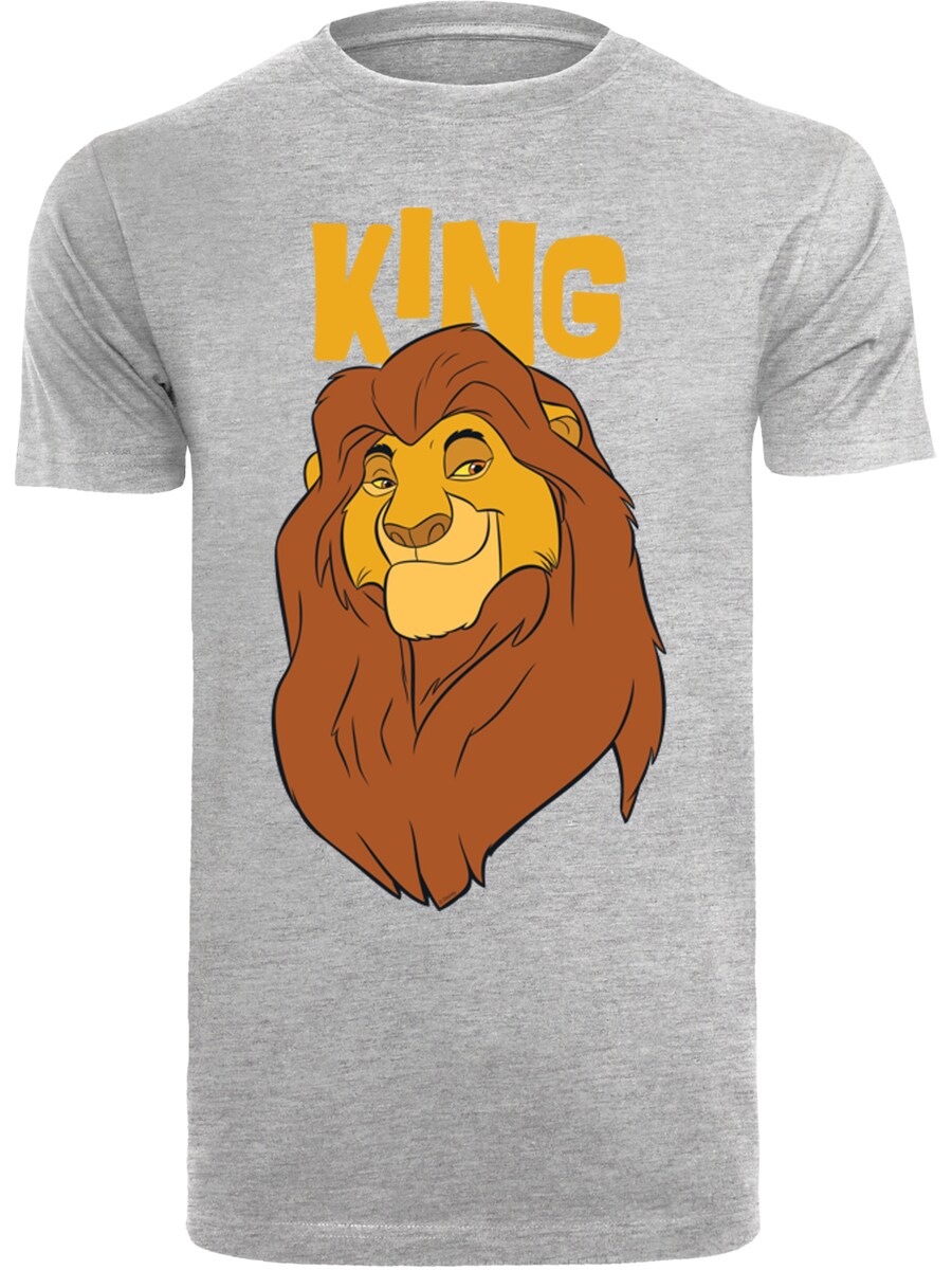 

Рубашка F4NT4STIC Disney The König Der Löwen Mufasa King, пятнистый серый