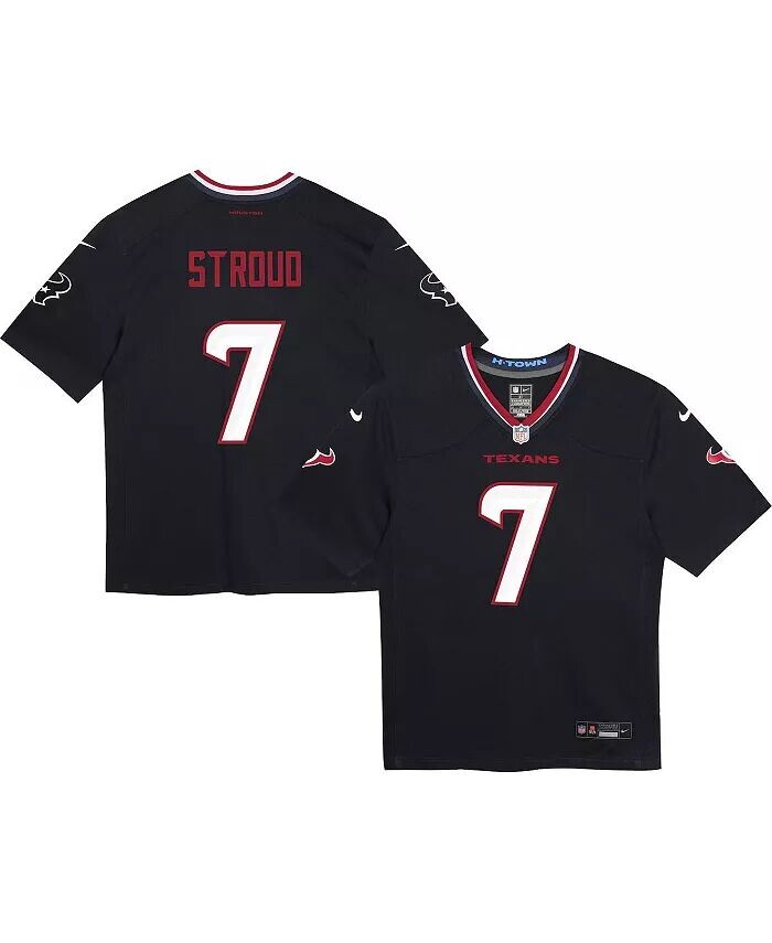 

Nike для дошкольников C . Темно-синяя игровая майка Stroud Houston Texans Outerstuff, синий