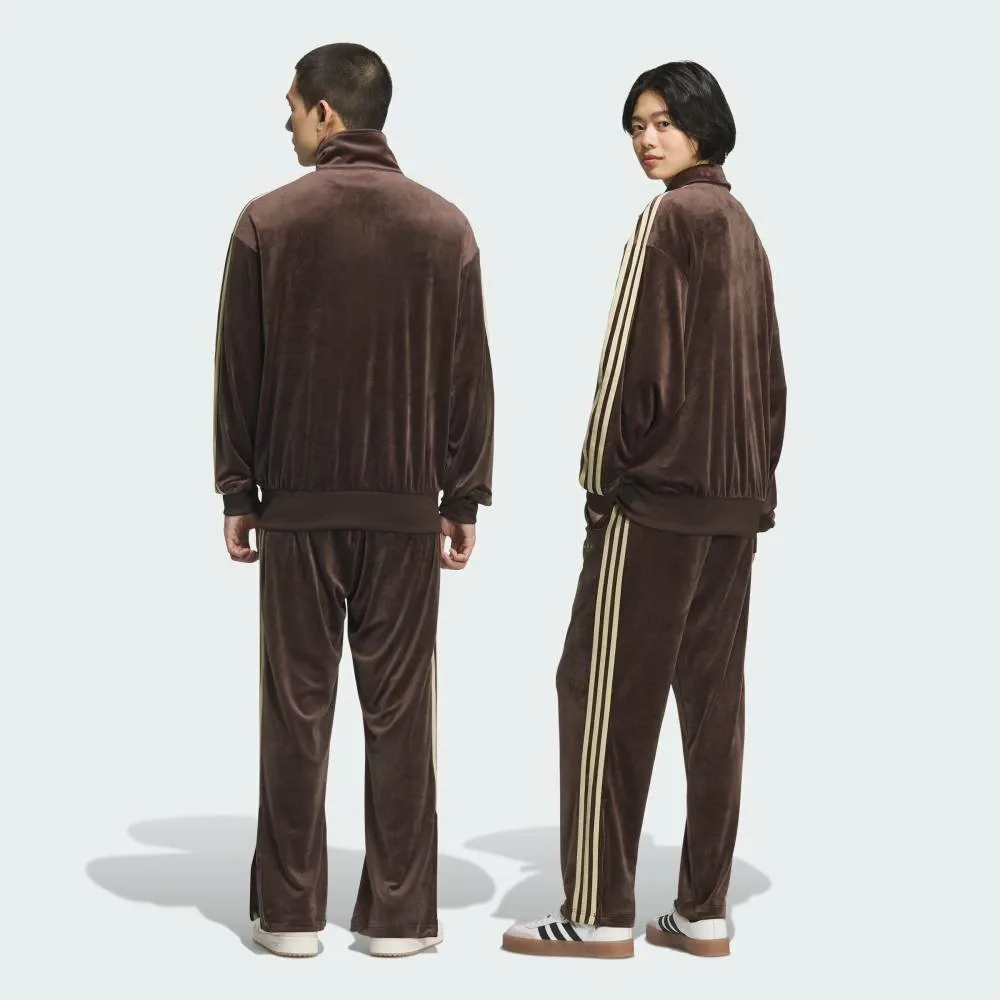 Спортивные брюки FB TP VELOUR / Firebird из велюра Adidas, brown — фото 2