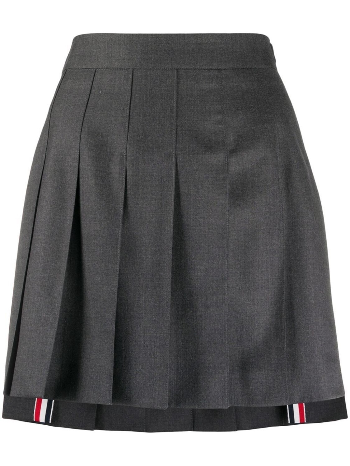 

Плиссированная юбка School Uniform Thom Browne, серый