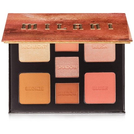 

Палитра All Inclusive Eye Cheek and Face от светлого до среднего Milani