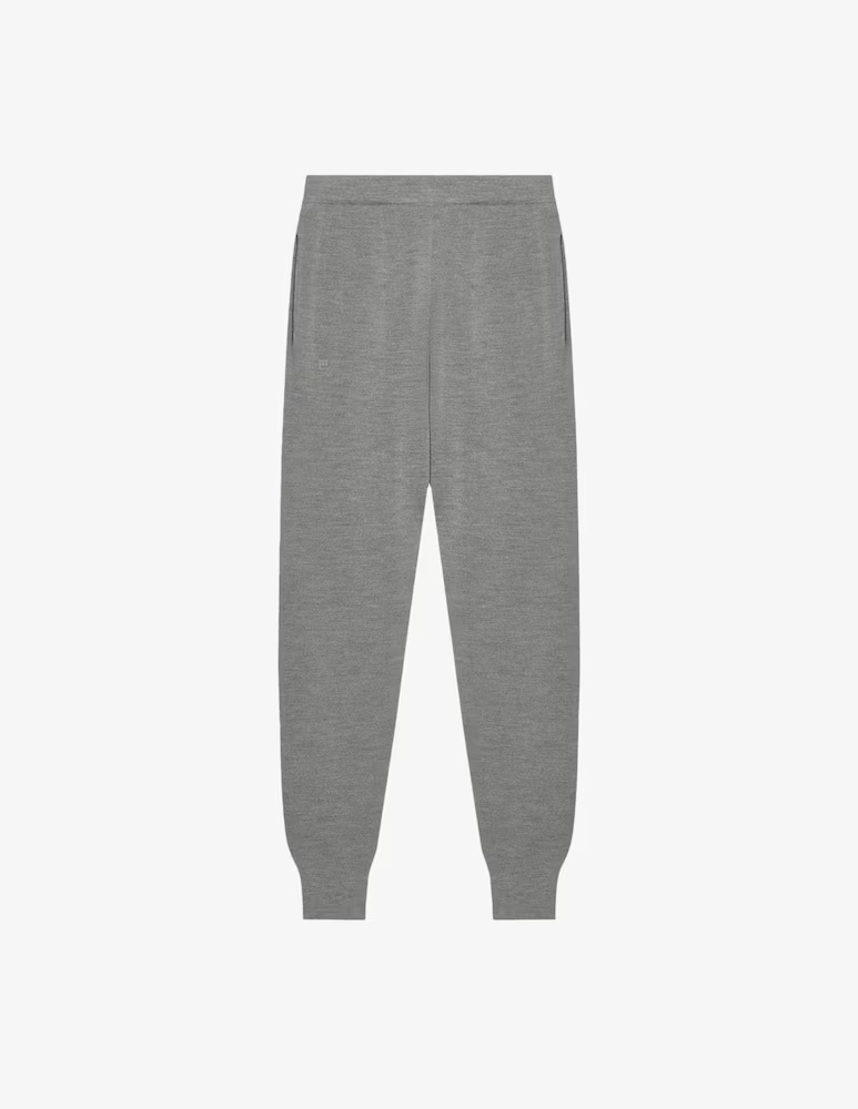 

Брюки узкого кроя регенеративной вязки из мериносовой ткани PANGAIA, цвет Grey Marl