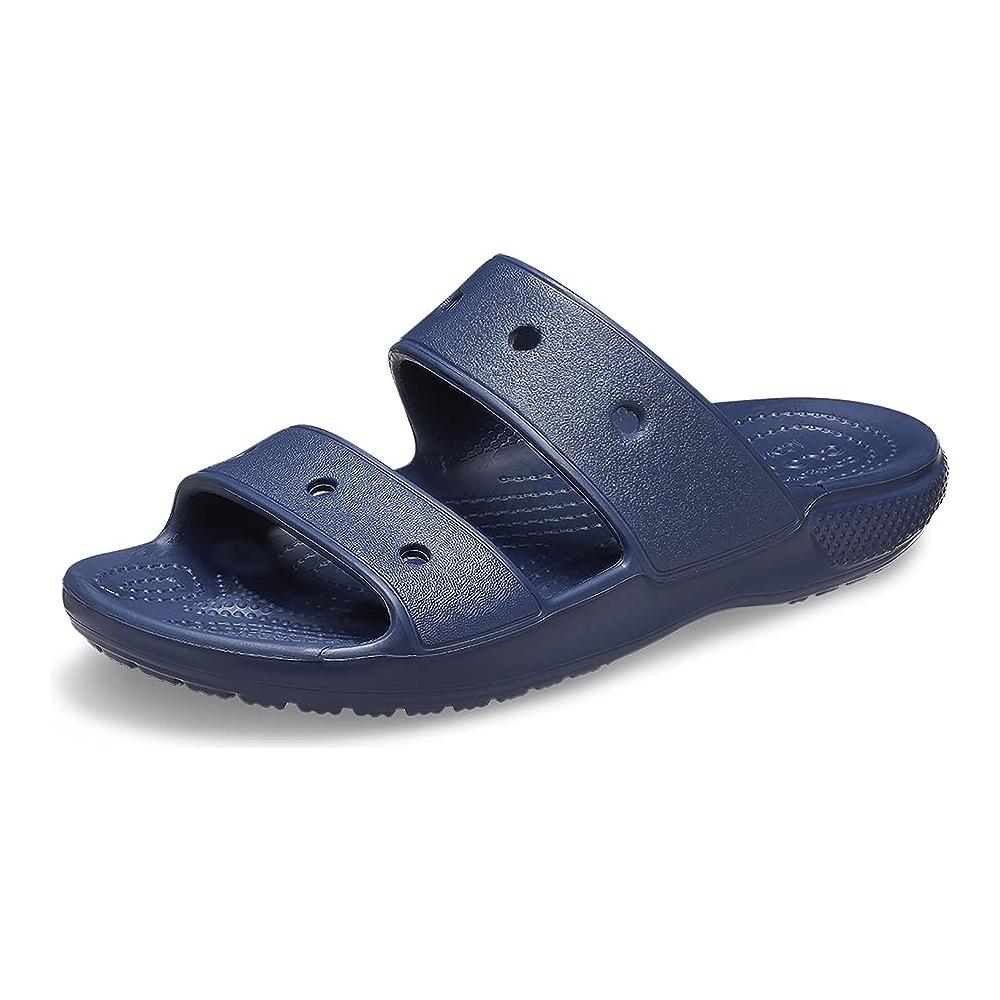 Сандалии-слайды Crocs Unisex Classic с двумя ремешками - темно-синие