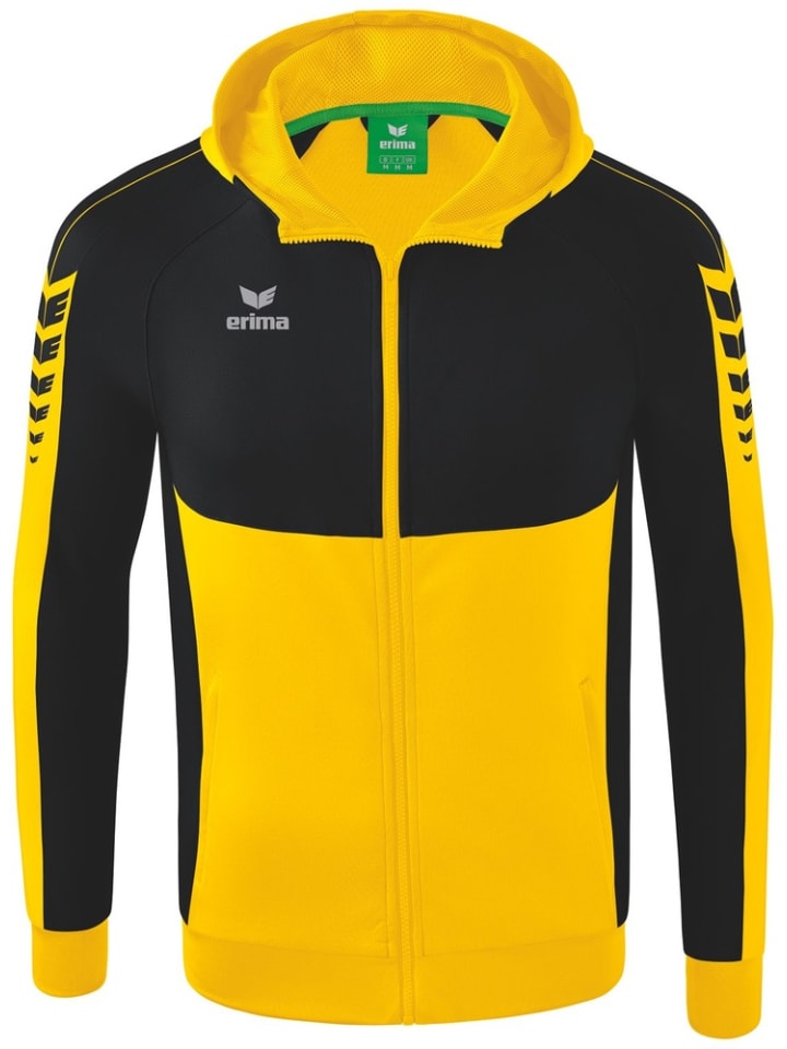 

Спортивная куртка Six Wings Trainingsjacke Mit Kapuze erima, желтый