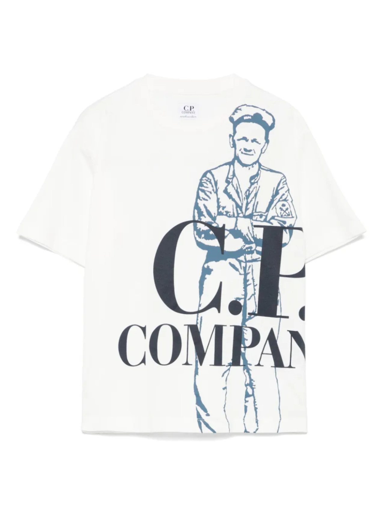

Футболка с логотипом C.P. Company Kids, белый