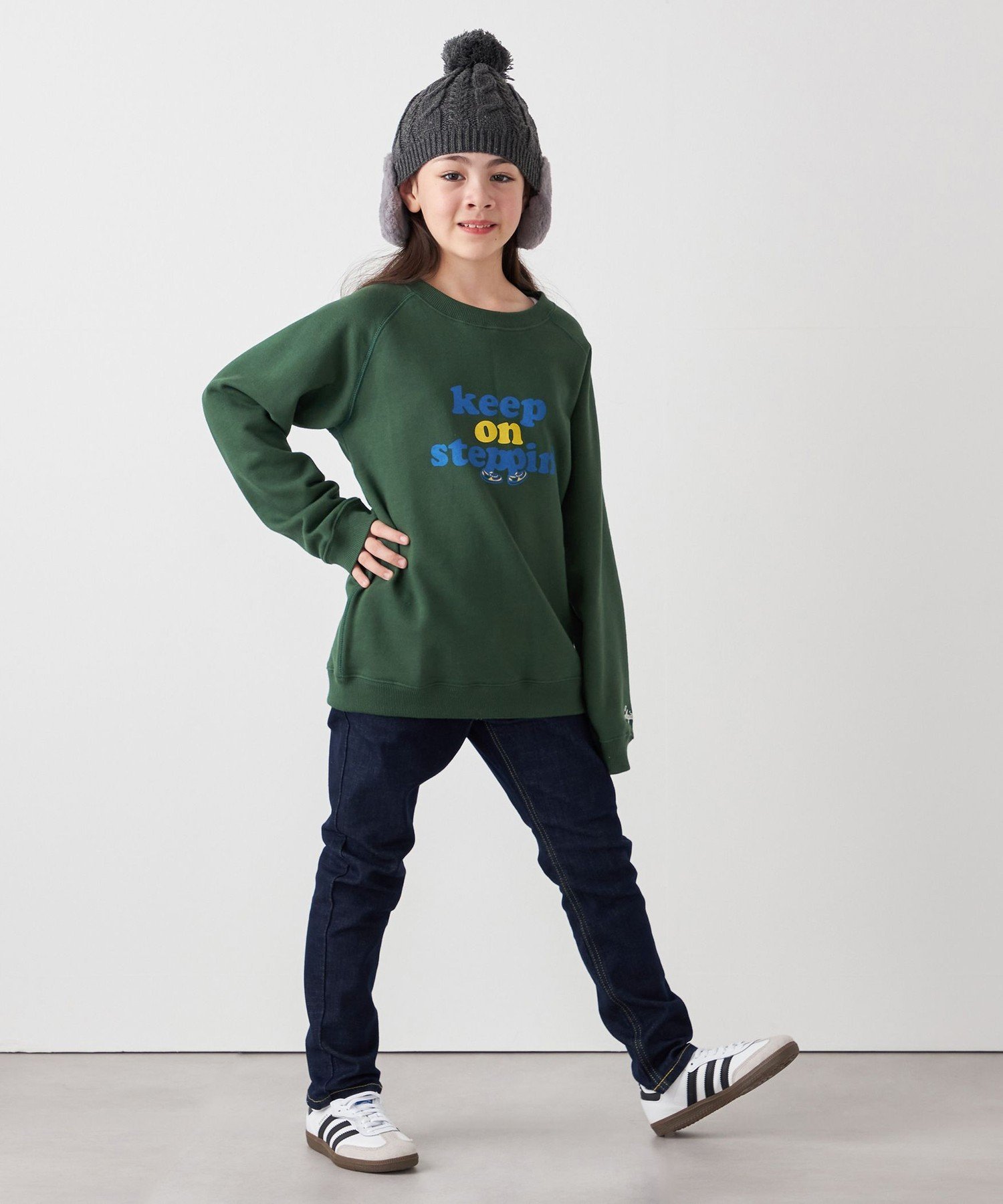 Collegiate Pacific: Толстовка с принтом и вышивкой, пригодная для машинной стирки SHIPS any, Green — фото 2