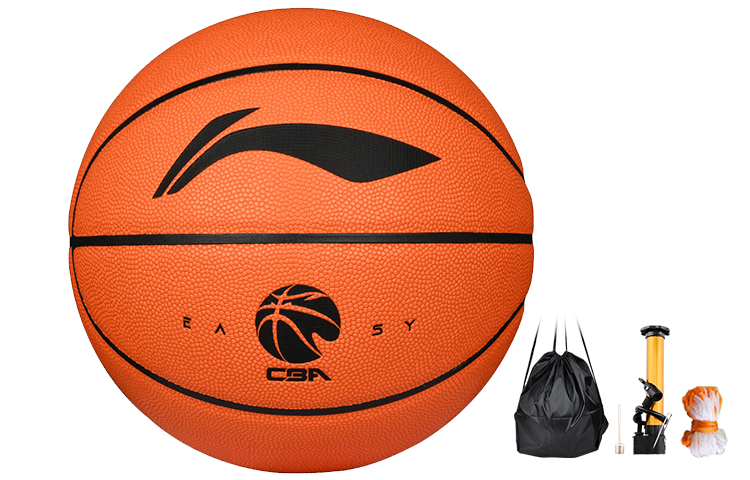 

LINING Баскетбольный мяч PU оранжевый размер 5 тренировочный для детей