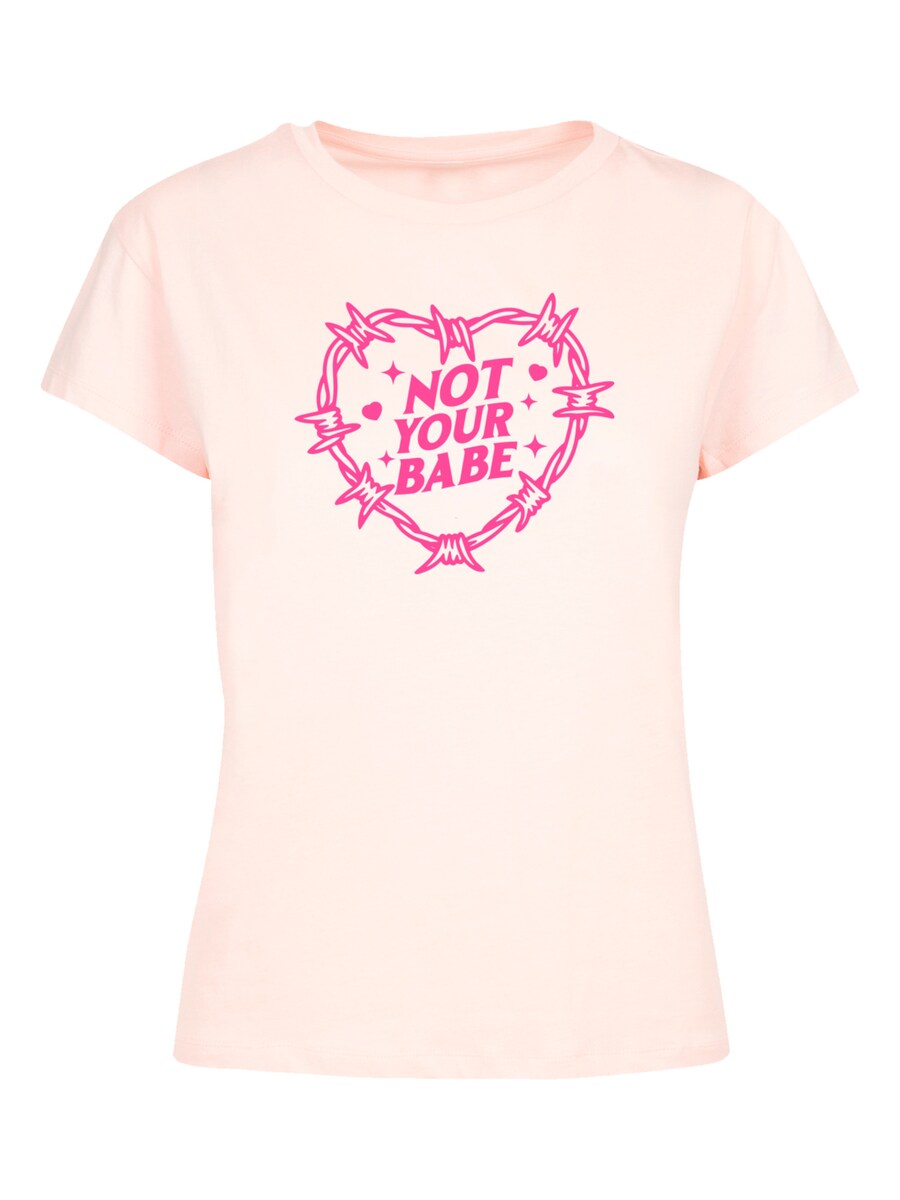 

Футболка F4NT4STIC Unabh├дngige Frau Not Your Babe Frauentag, Pink/Dark pink