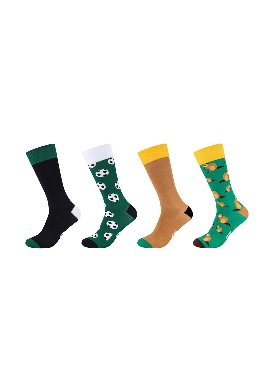 

Носки Fun Socks 4 шт graphics, цвет grün mix
