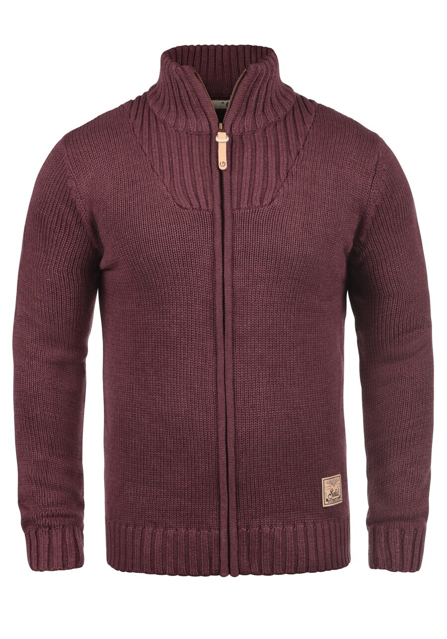 

Вязаный кардиган !Solid Knit Cardigan Poul, бордо