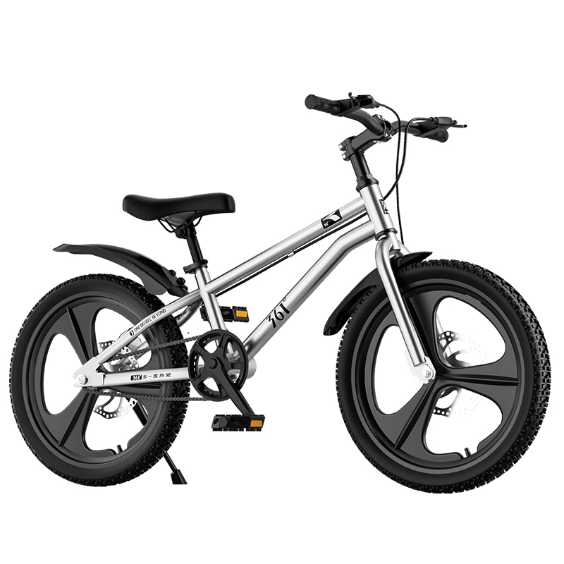 

Велосипед Youth & Student High Carbon Steel с блокировкой вилки 361°, серебро, integrated wheel