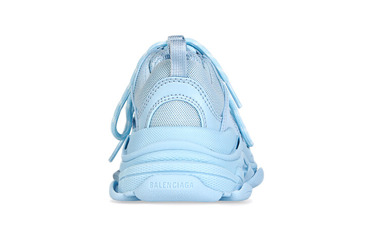 Кроссовки детские Balenciaga Triple S, синий — фото 4