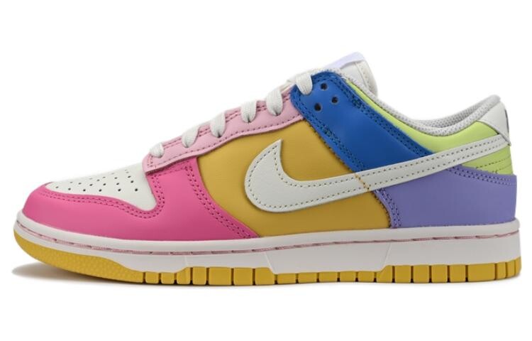 Разноцветные женские кроссовки Nike Dunk Low Gal Pals Solar Flare