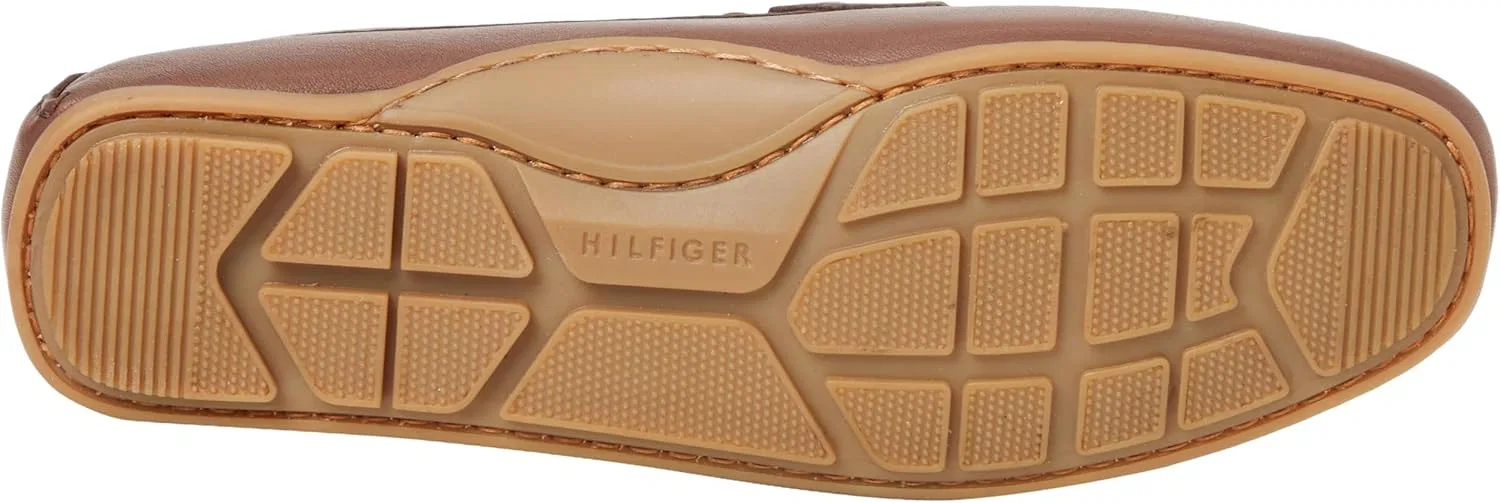 Мужские замшевые лоферы Tommy Hilfiger, Brown Winter Cognac — фото 2