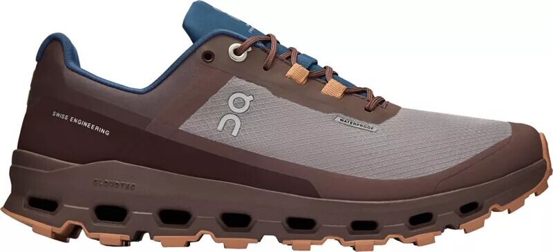 

Кроссовки On Cloudvista Waterproof Trail, коричневый