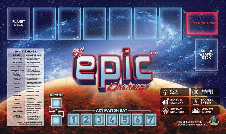 

Настольная игра Gamelyn Games Tiny Epic Galaxies Gamemat