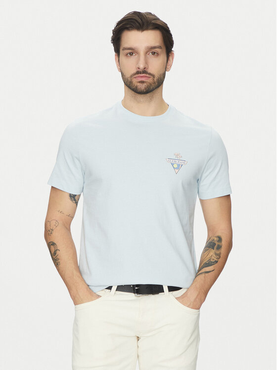 

Футболка обычного кроя M5GI55 K8FQ4 Guess Jeans, голубой