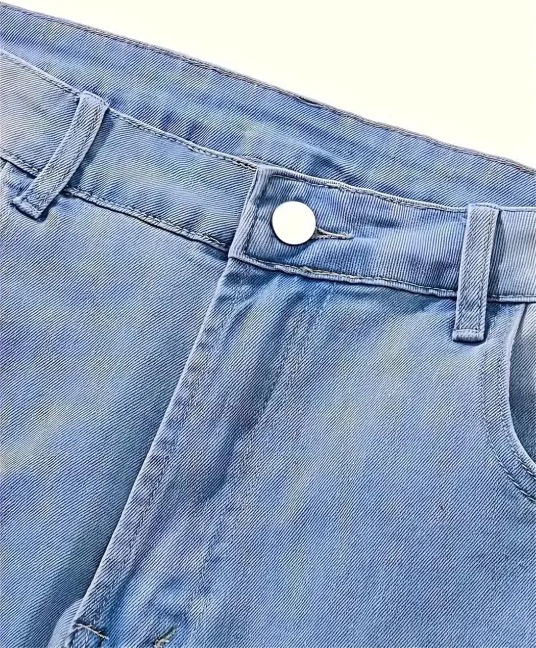 Джинсы Slim Fit Ripped, синие — фото 3
