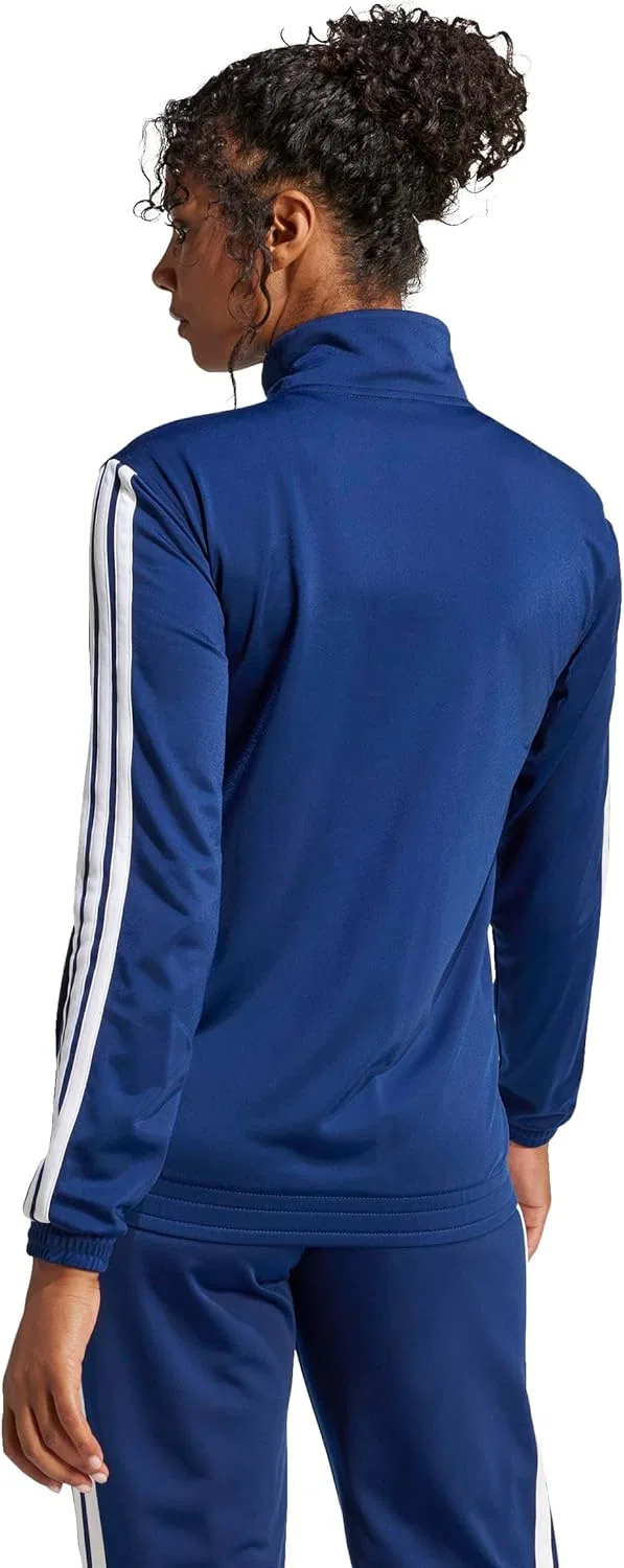 Женская куртка-тренч adidas, 3-Stripes, Dark Blue/White — фото 3