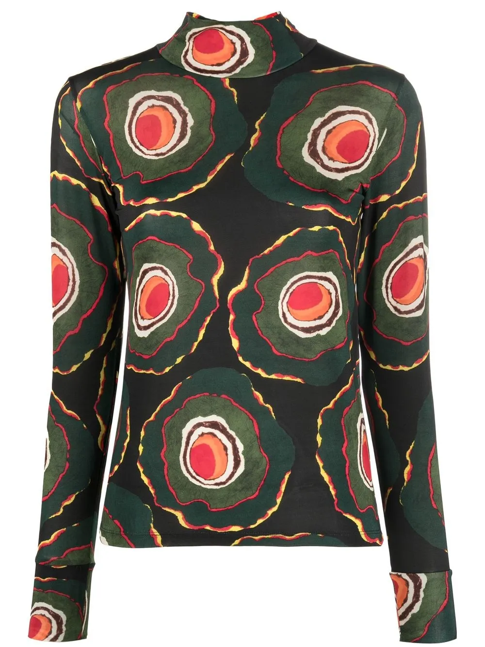 

Топ с длинными рукавами и принтом colville, черный