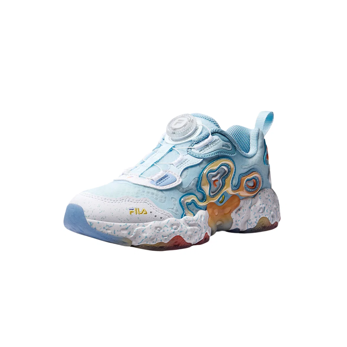 Кроссовки для бега детские FILA KIDS Milk Blue/FILA White — фото 4