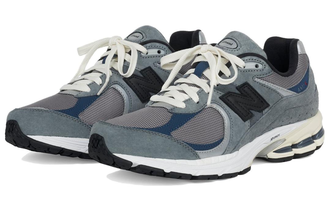 Кроссовки X JJJJound 2002R 'Storm Blue' New Balance, серо-синие черные — фото 3