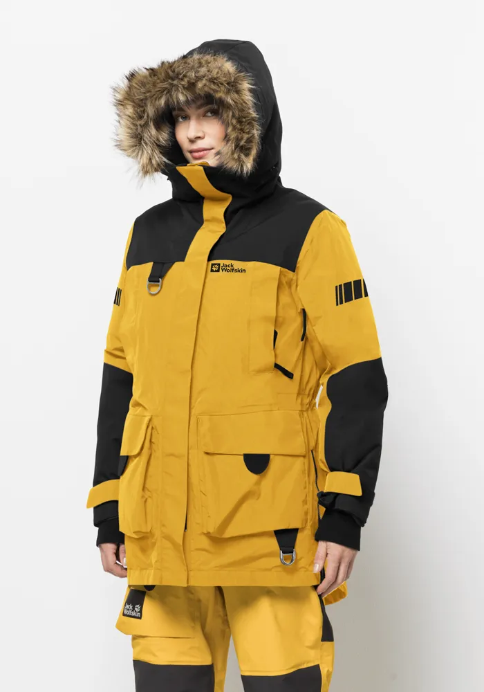 

Функциональная куртка Jack Wolfskin "1995 SERIES PARKA W", с капюшоном, желтый