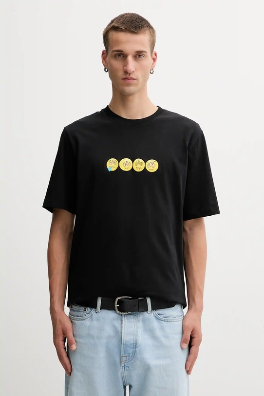 

Хлопковая футболка Barrow, черный