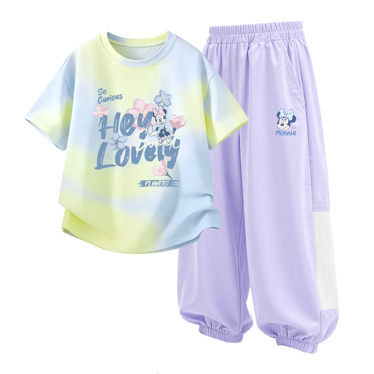 Детский спортивный костюм Casual Sportswear 2 Piece Set Disney, Di Puqiang K Twilight Blue+Di Puqiang K Misty Gray — фото 3