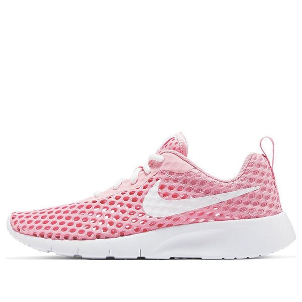 

Кроссовки tanjun shoes розовые Nike, белый