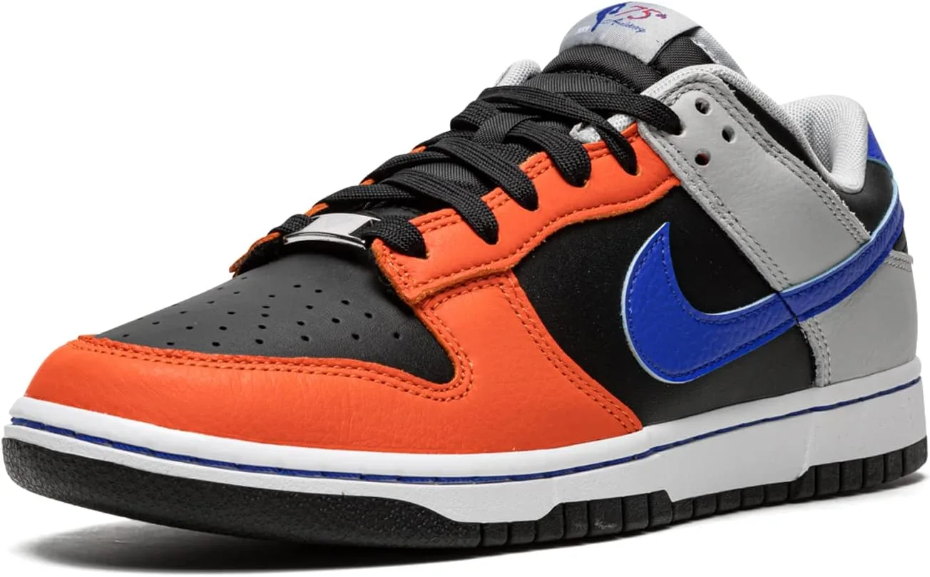 Мужские скейтбордистские кроссовки Nike Dunk Low Retro, черный/синий/серый — фото 4