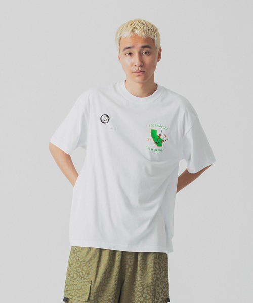 

XLARGE Футболка, короткий рукав, оверсайз, TIGER, белый