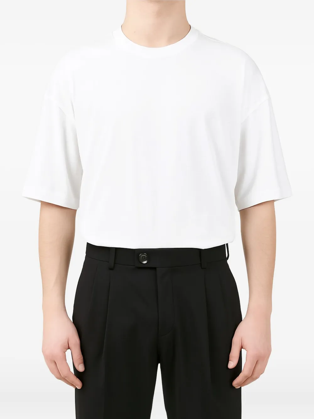 

Футболка с короткими рукавами Roberto Collina, белый