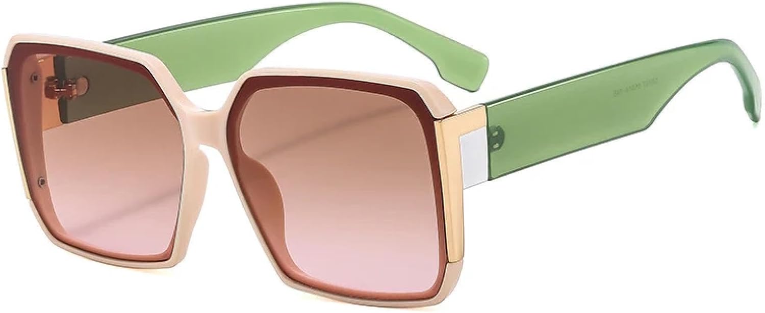 

Солнцезащитные очки Senior Fashion Jelly Color для женщин и мужчин, винтажные, для активного отдыха, путешествий, вождения, защиты от УФ-излучения UV400 TKKTLLT, Green Tea Pink