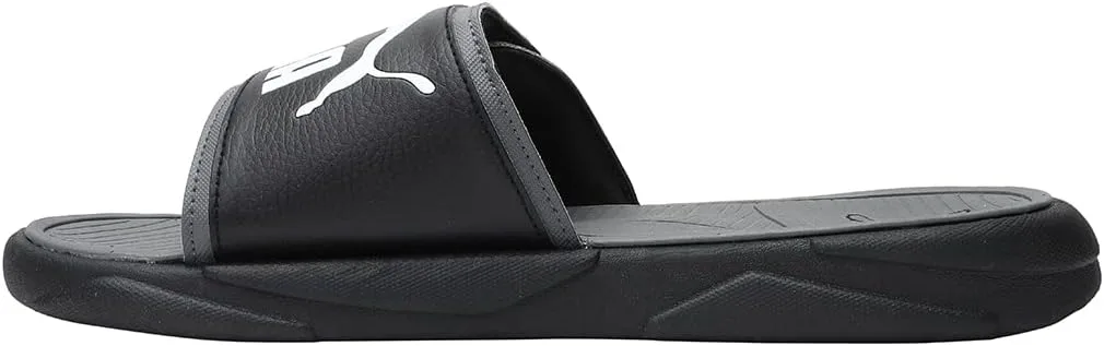 Шлепанцы PUMA Royalcat Comfort 2, унисекс, мужские и женские, для купания, белый/черный — фото 4