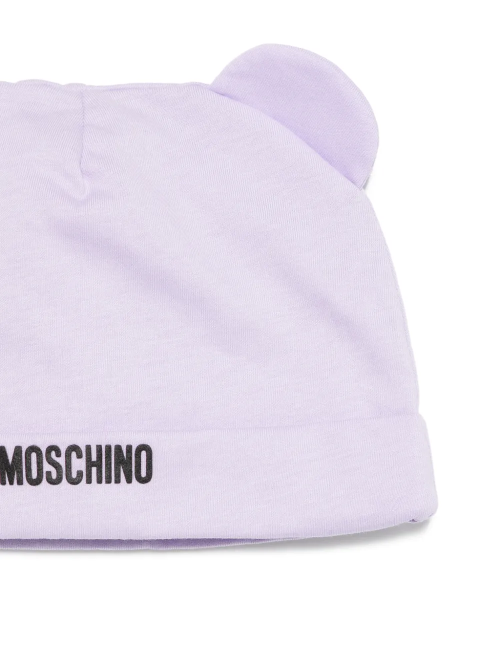 Комплект детского комбинезона с воротником Питера Пэна Moschino Kids, фиолетовый — фото 2