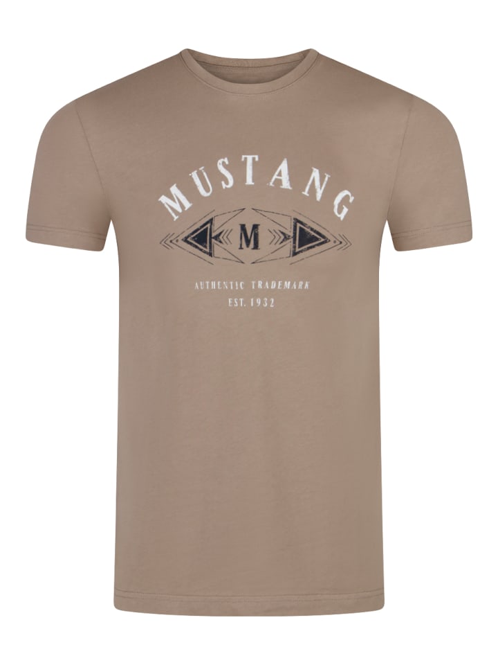 

Футболка Mustang, бежевый