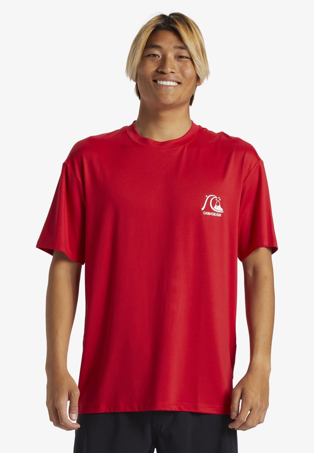 

Принт на футболке DNA BUBBLE LOGO SURF- MIT UPF 50 Quiksilver, красный