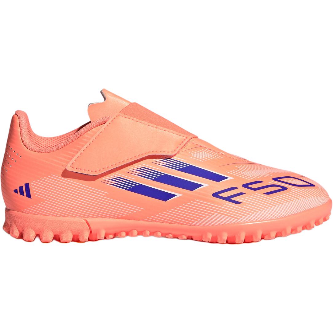 F50 CLUB низкие футбольные бутсы orange детские Adidas, оранжевый — фото 2