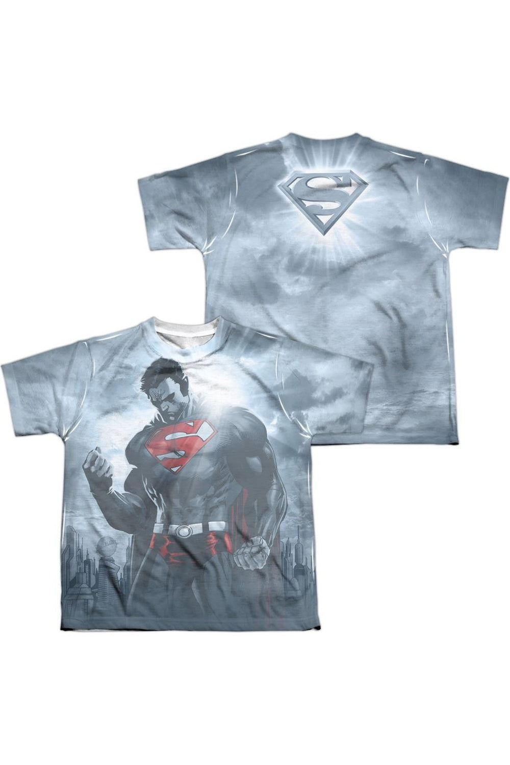 

Футболка с коротким рукавом для подростков Superman Light Of The Sun Gildan, белый