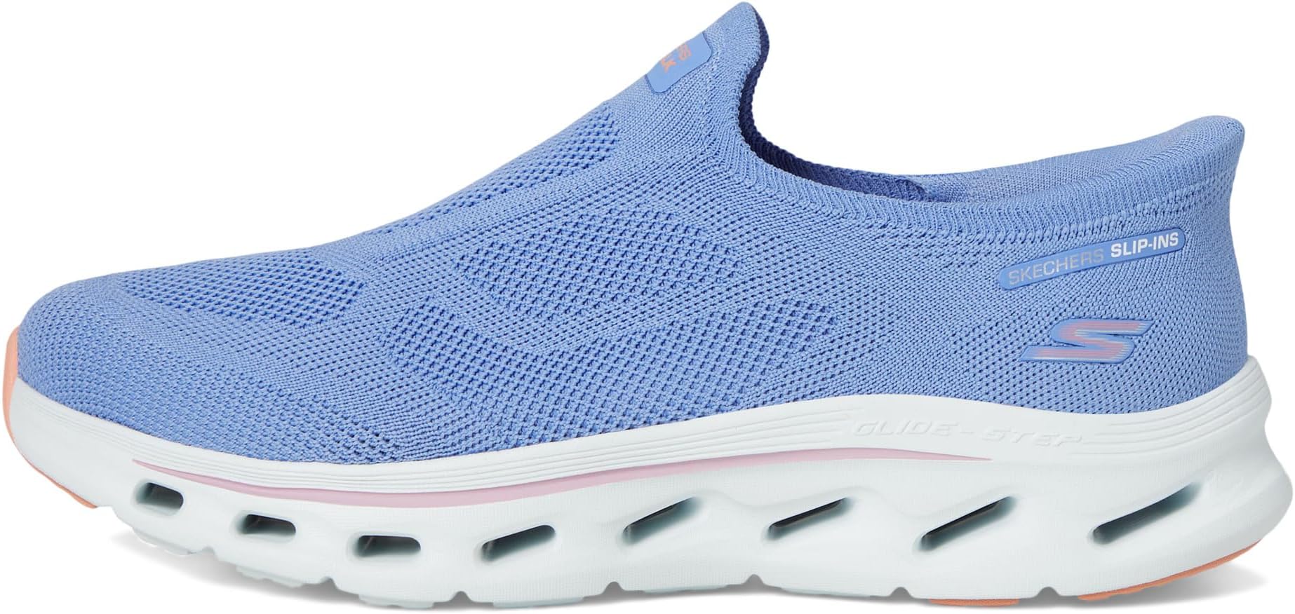 Кроссовки SKECHERS Performance Go Walk Glide Step 2.0 Annette Hands Free Slip-Ins, цвет Blue/Multi — фото 4
