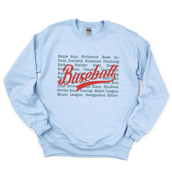 

Свитшот с графическим принтом на бейсбольную тематику. Simply Sage Market, Light Blue, Зеленый, Свитшот с графическим принтом на бейсбольную тематику. Simply Sage Market, Light Blue