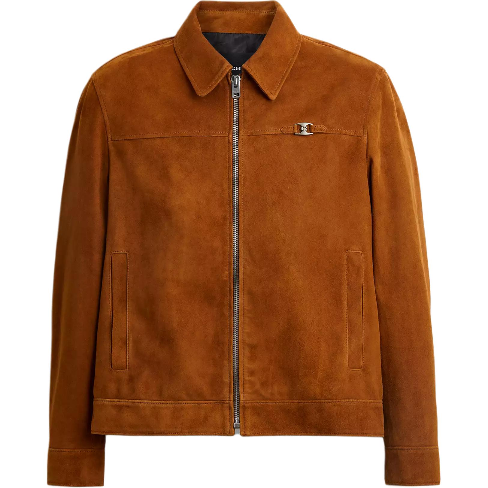 

COACH Кожаная куртка мужская, Brown