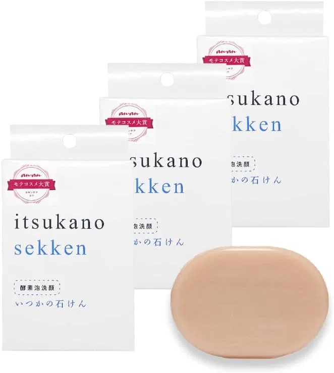 Набор для ухода за кожей Somatsukari Soap 3 шт. по 100 г с сеткой для взбивания
