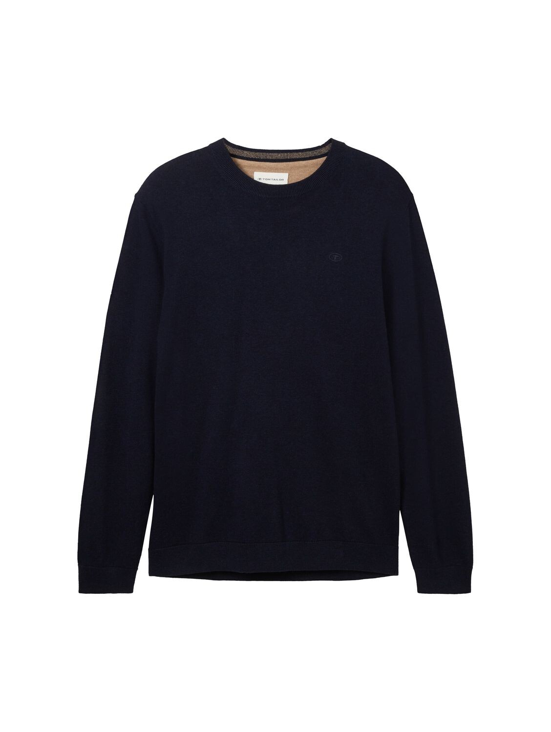 

Пуловер Tom Tailor BASIC CREWNECK, синий